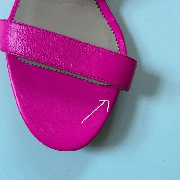 J.Crew Slingback sandals in leather neon pink - Picture 11 of 12